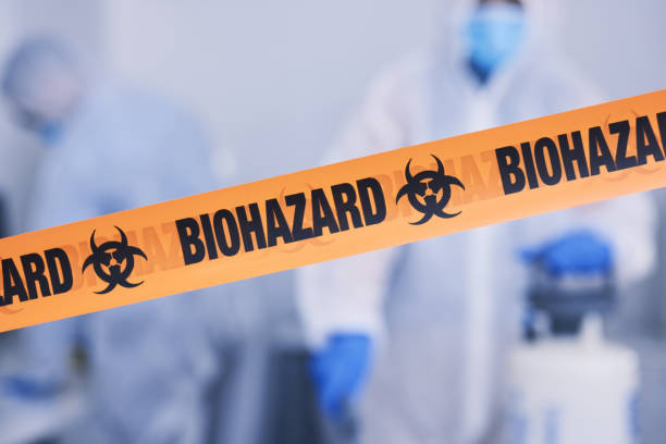 Professional Blood Cleanup technician working in Aurora, SD
